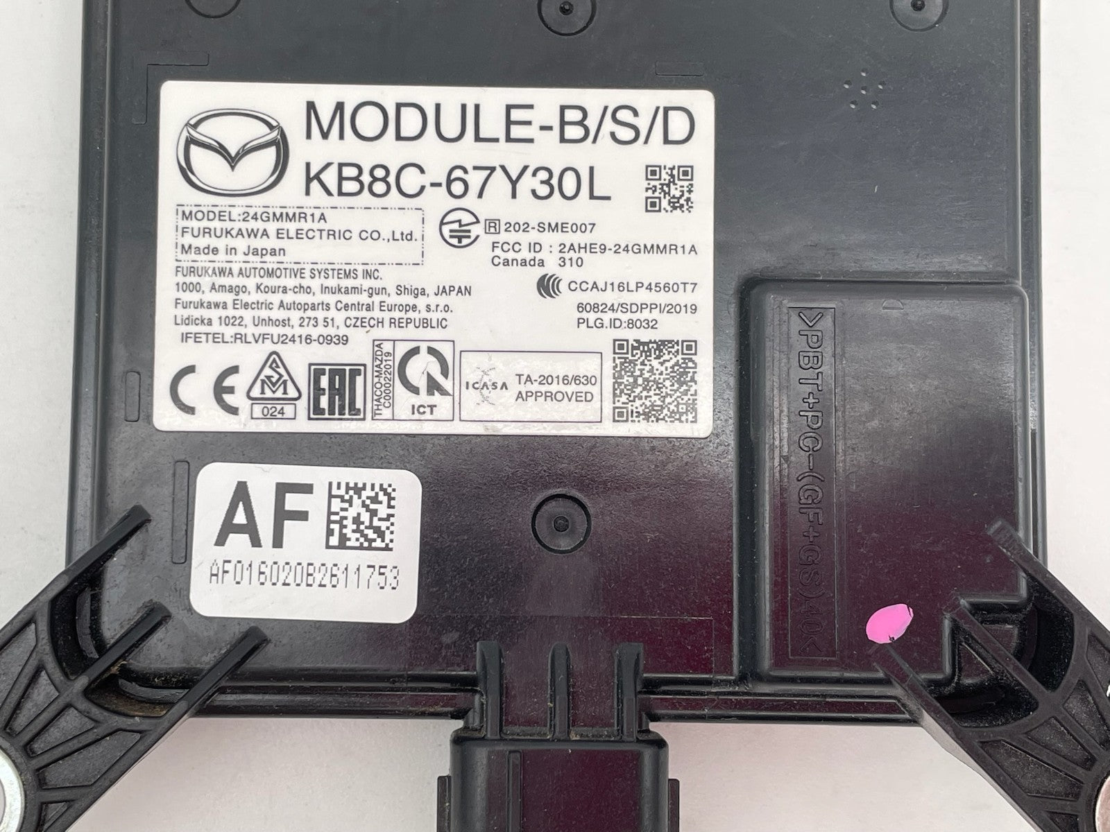 2017-2025 Mazda CX-5 Rear Blind Spot Monitor Alert Radar Sensor OEM KB8C-67Y30L