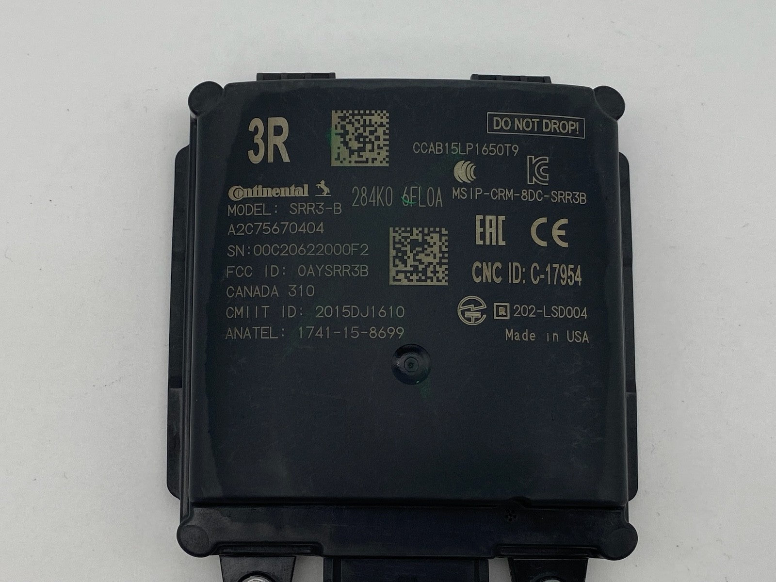 2016 - 2020 NISSAN ROGUE PASSENGER REAR BLIND SPOT SENSOR MODULE RH 284K0-6FL0A