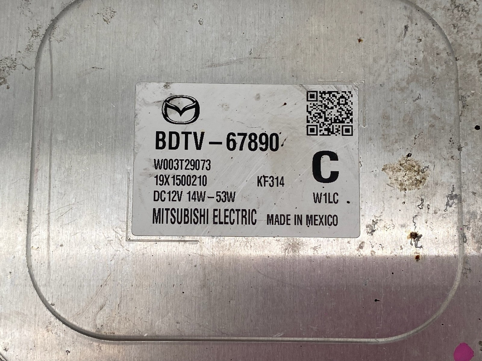 OEM 2019 2020 2021 2022 Mazda 3 LED Headlight Control Module Ballast BDTV-67890