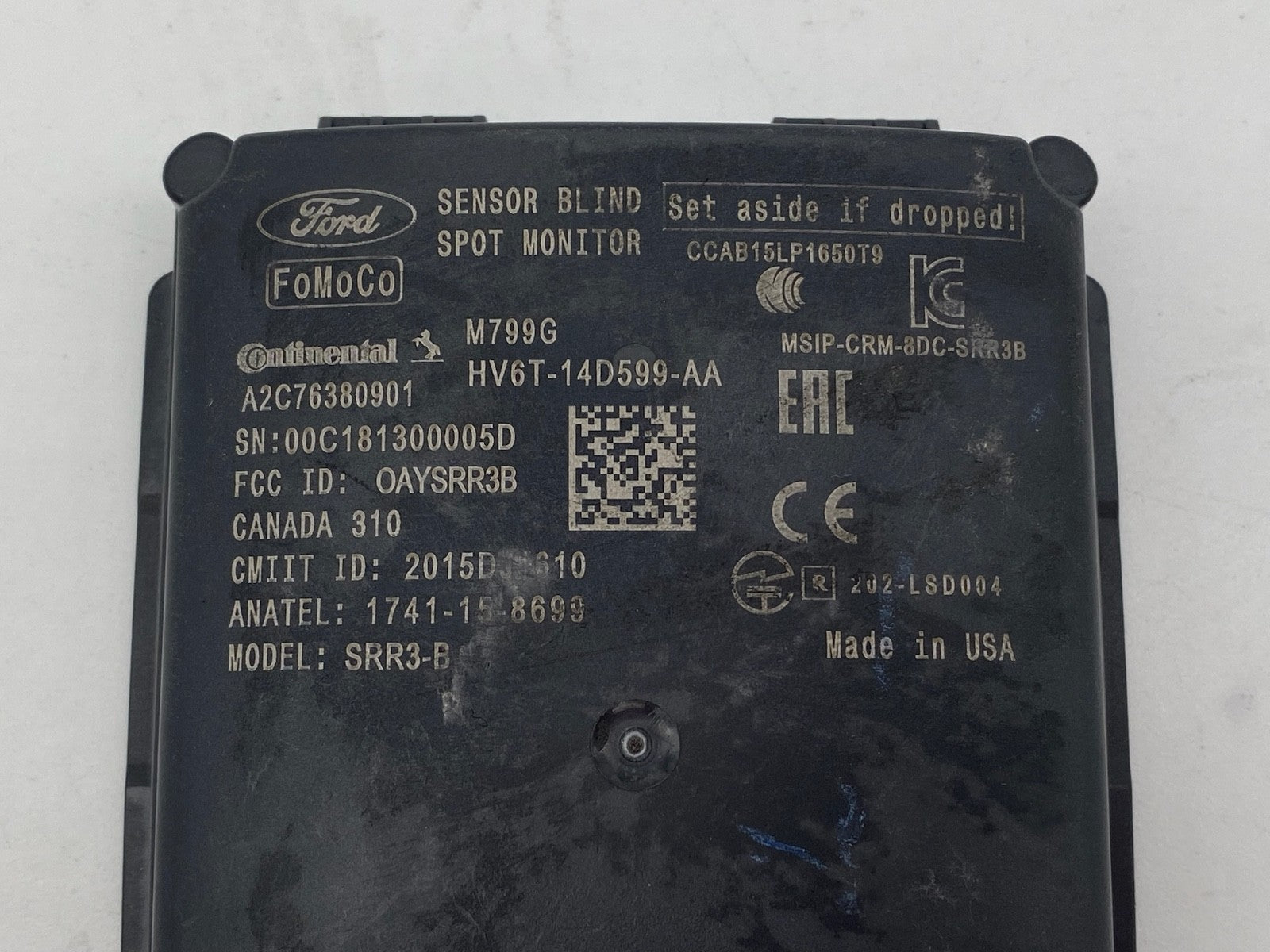 2018 2019 Ford Escape Rear Blind Spot Alert Radar Module L&R OEM HV6T-14D599-AA