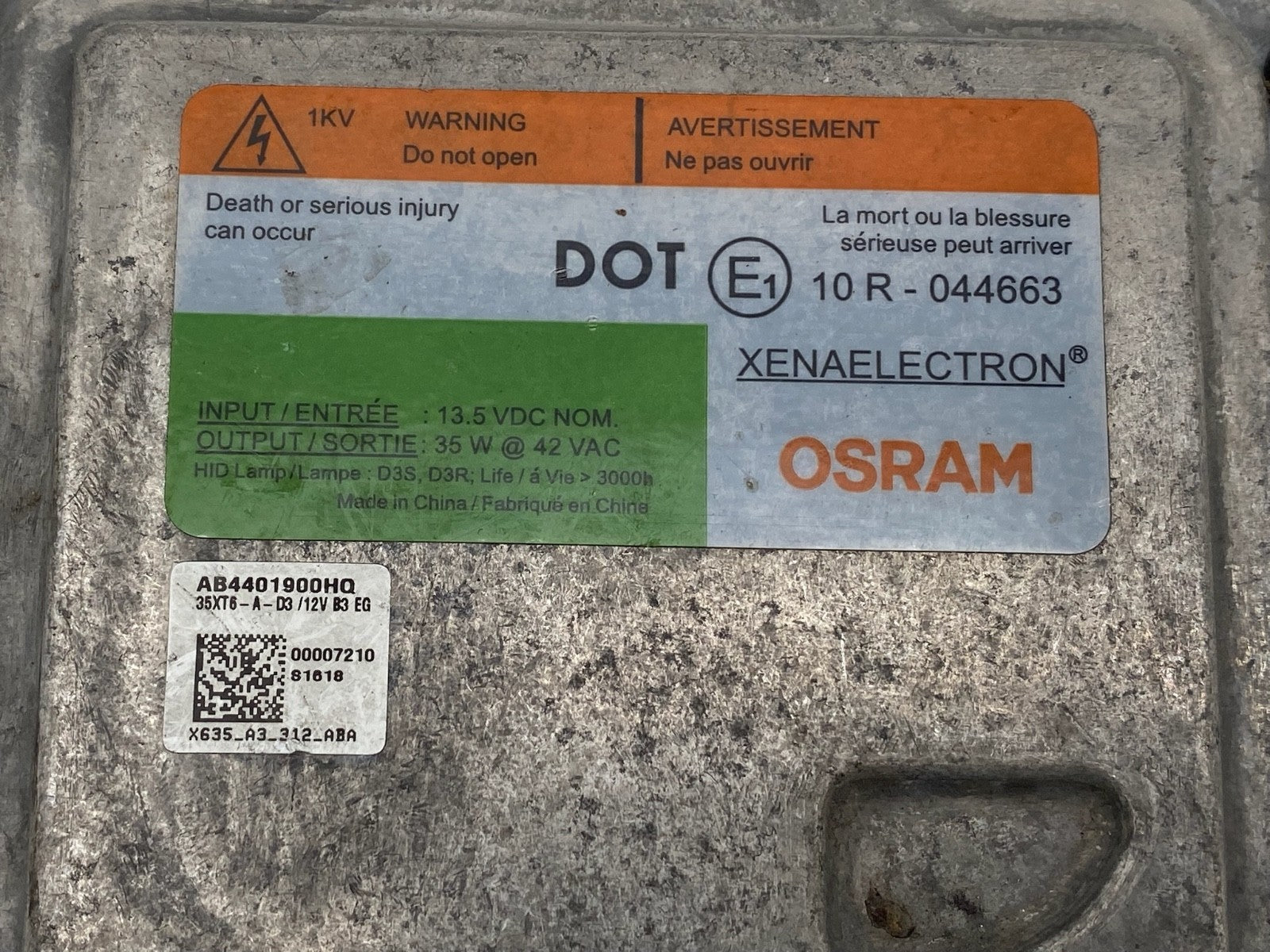 2017-2021 Dodge Charger HID Xenon Headlight Ballast Module Osram OEM 10R-044663