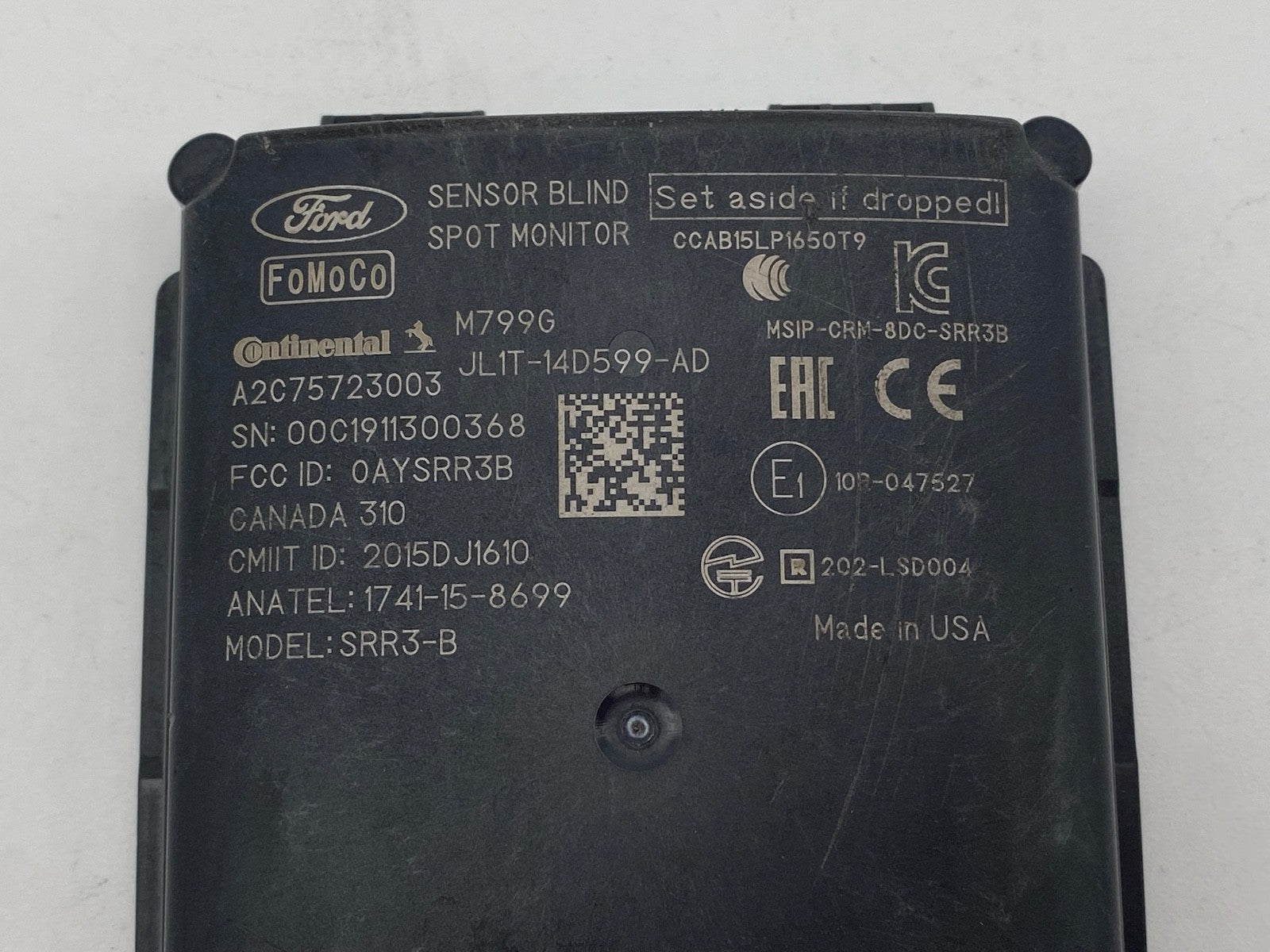 2018 - 2021 FORD EXPEDITION REAR LEFT BLIND SPOT RADAR SENSOR OEM JL1T-14D599-AD