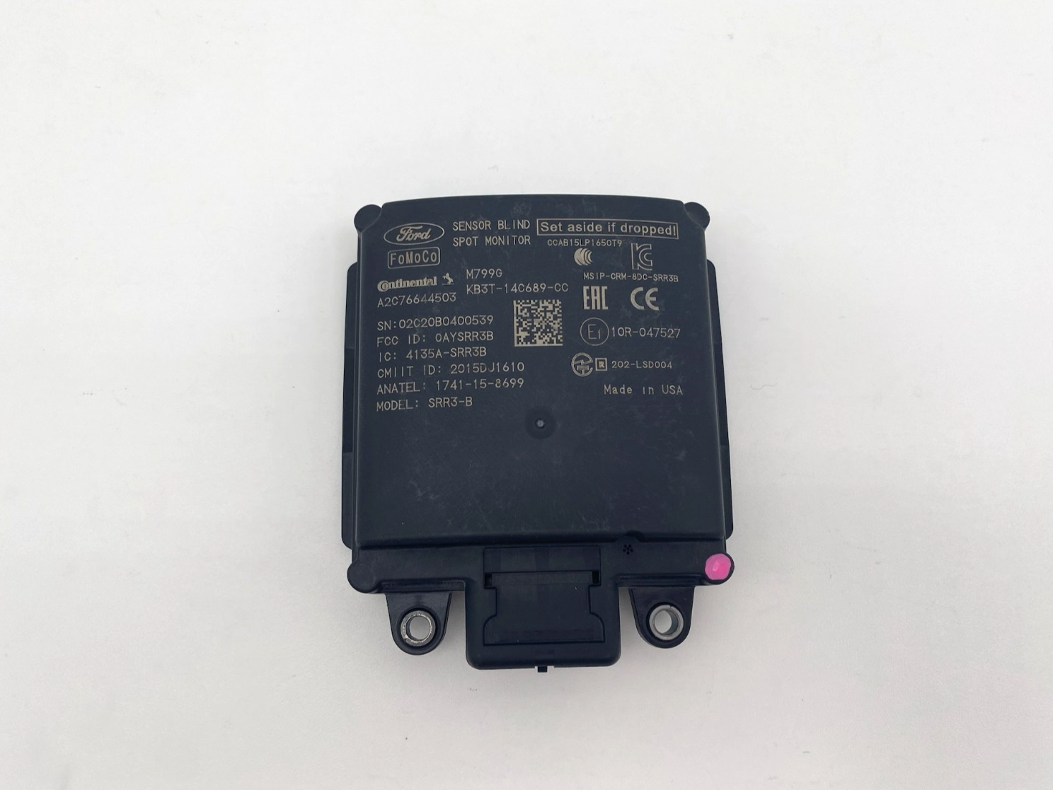2019-2023 FORD RANGER BLIND SPOT MONITOR RADAR LEFT LH OEM KB3T-14C689-CC