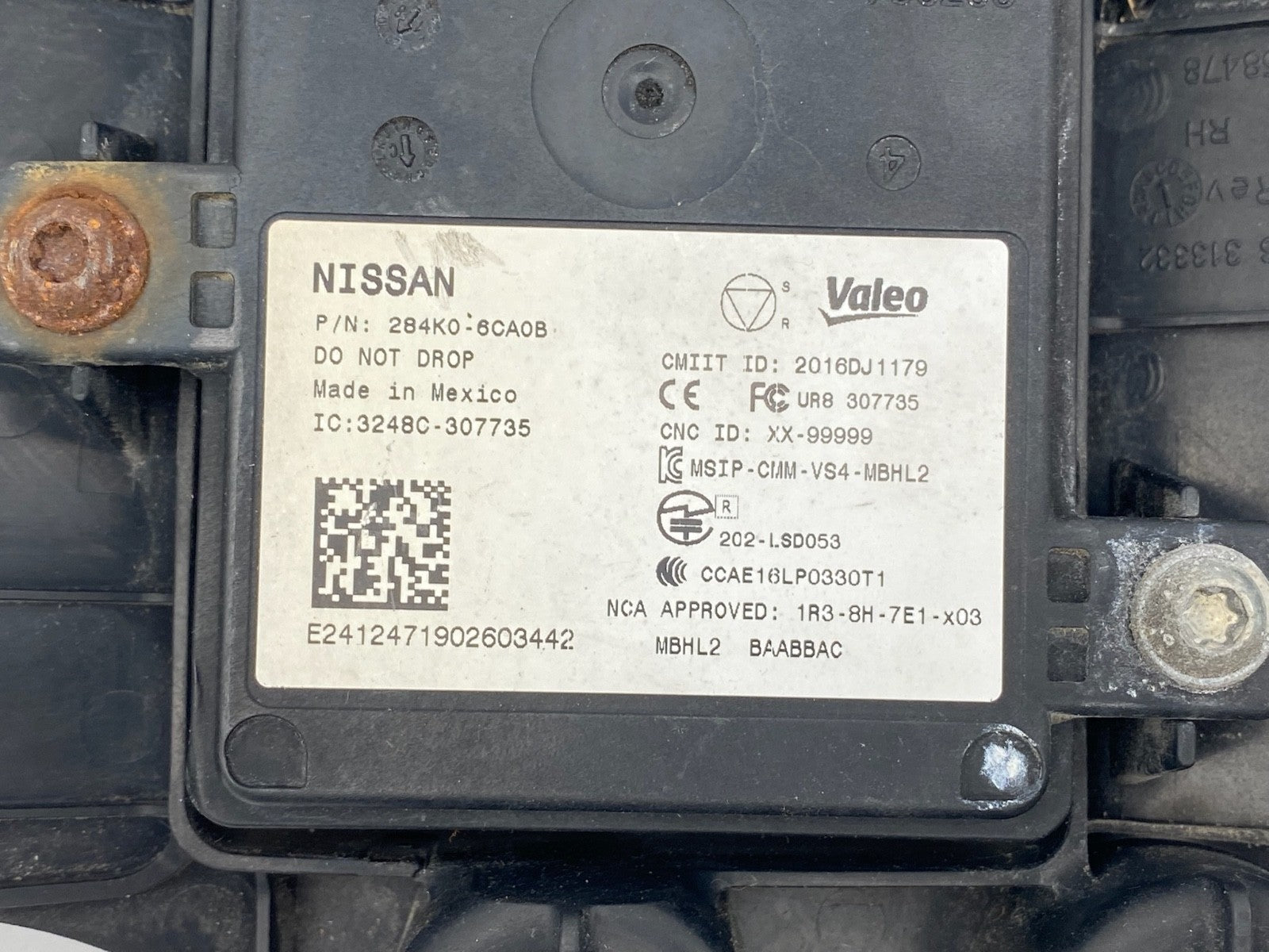 2019-2025 NISSAN ALTIMA RH RIGHT BLIND SPOT SENSOR MONITOR OEM 284K0-6CA2A