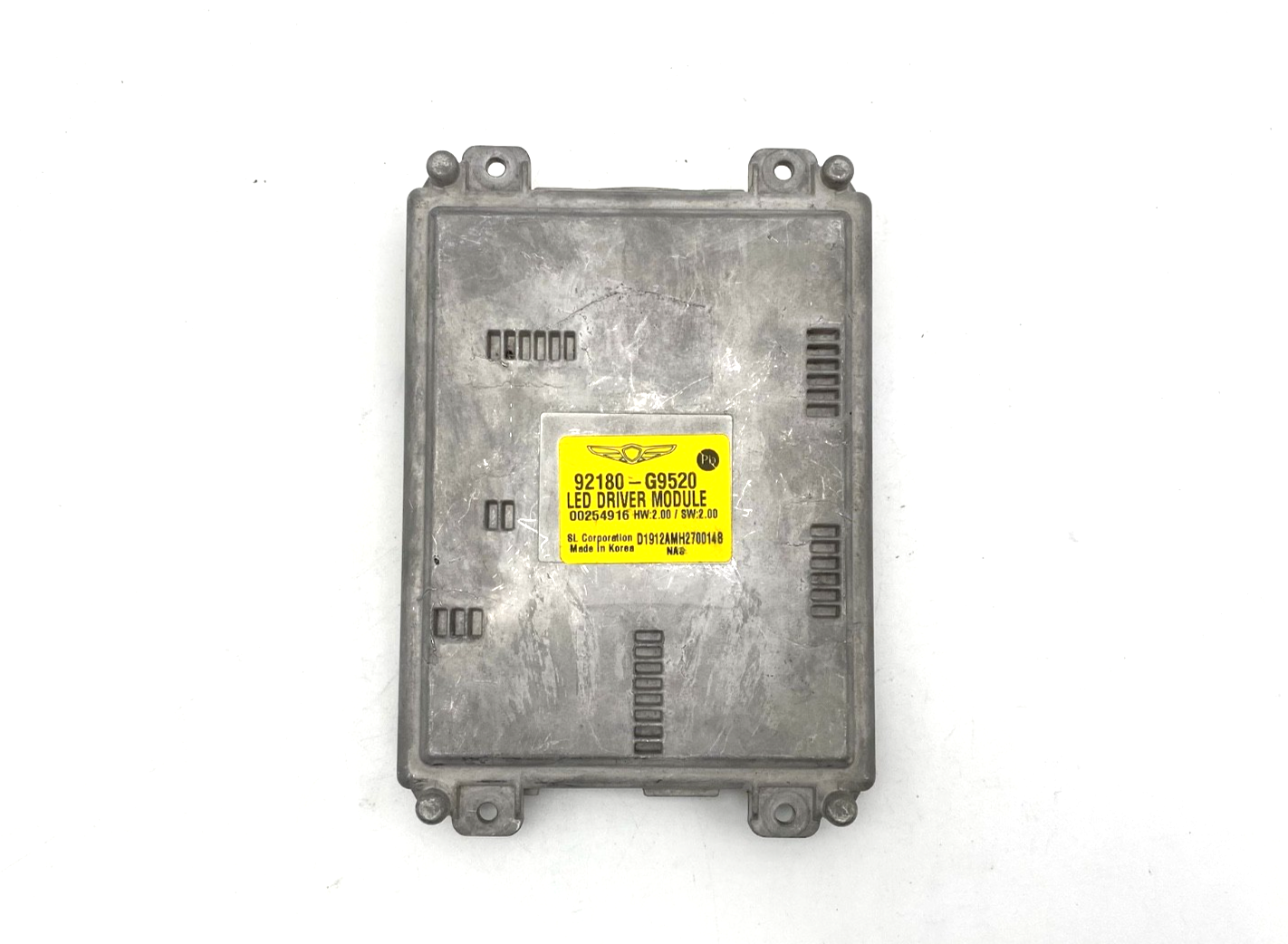 2022-2025 GENESIS G70 XENON HEADLIGHT BALLAST CONTROL MODULE UNIT 92180-G9520