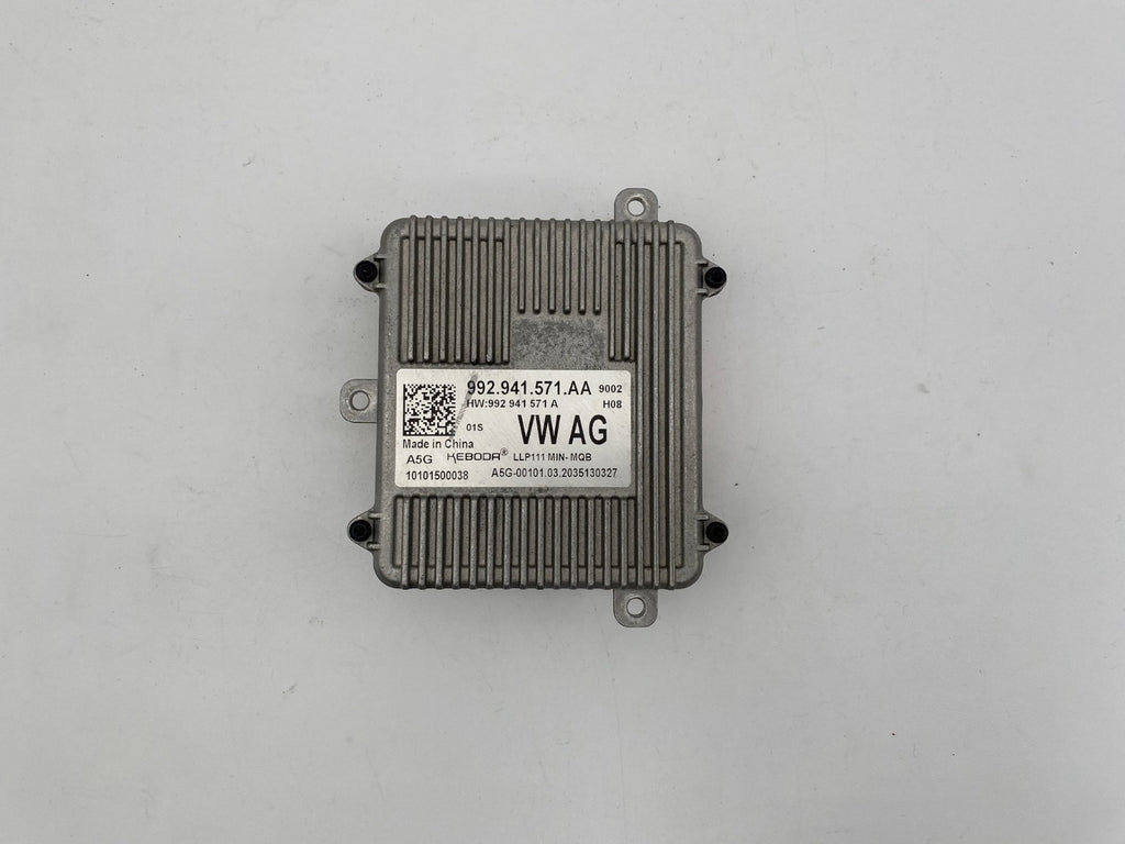 2021-2023 VOLKSWAGEN ATLAS FRONT LEFT HEADLIGHT BALLAST MODULE  992 941 571 AA