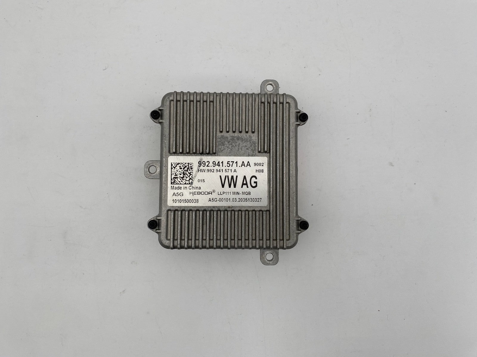 2021-2023 VOLKSWAGEN ATLAS FRONT LEFT HEADLIGHT BALLAST MODULE  992 941 571 AA