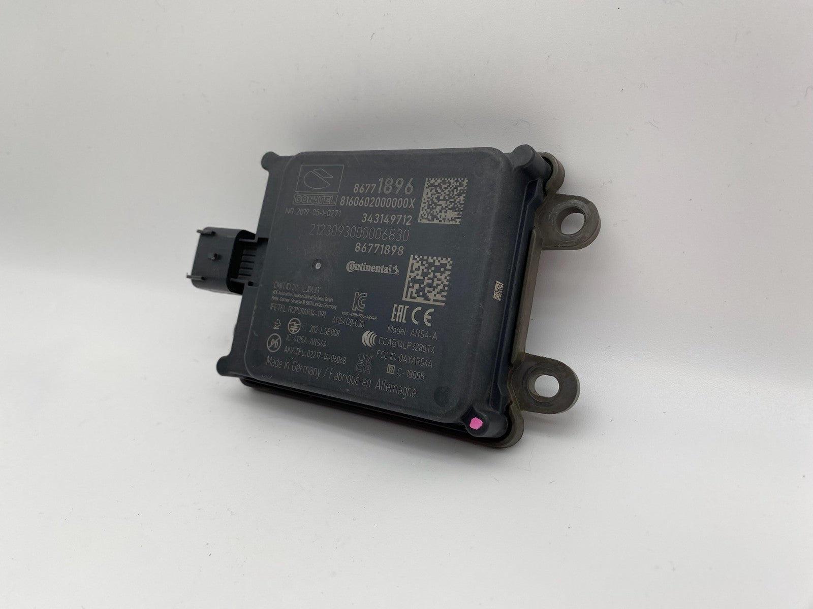 2019-2024 CADILLAC XT4 XT6 CRUISE CONTROL DISTANCE SENSOR RADAR MODULE 86771896