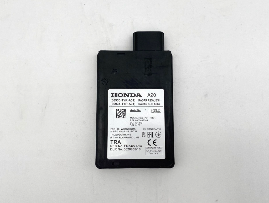 2019-2020 Acura MDX Rear Right Blind Spot Radar Sensor Module OEM 36930-TYR-A01
