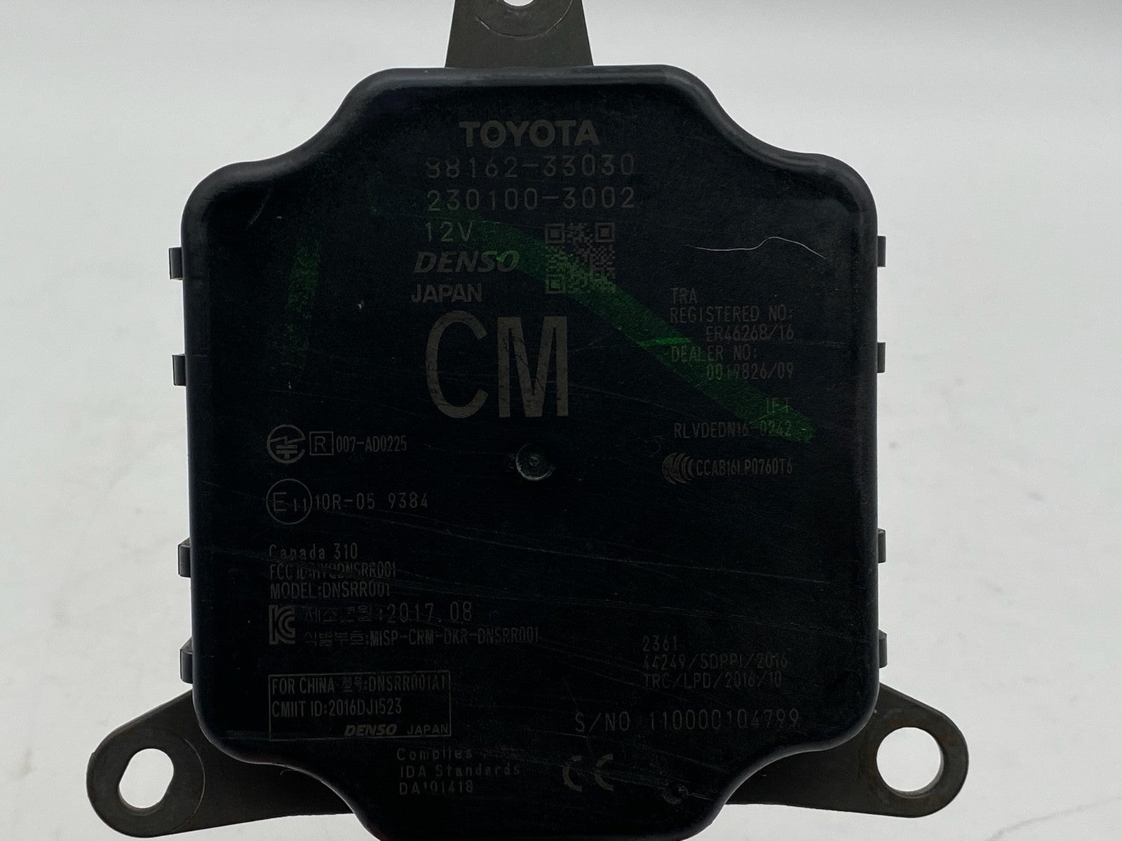 2018 2019 2020 Toyota Camry Rear Blind Spot Monitor Radar Sensor OEM 88162-33030