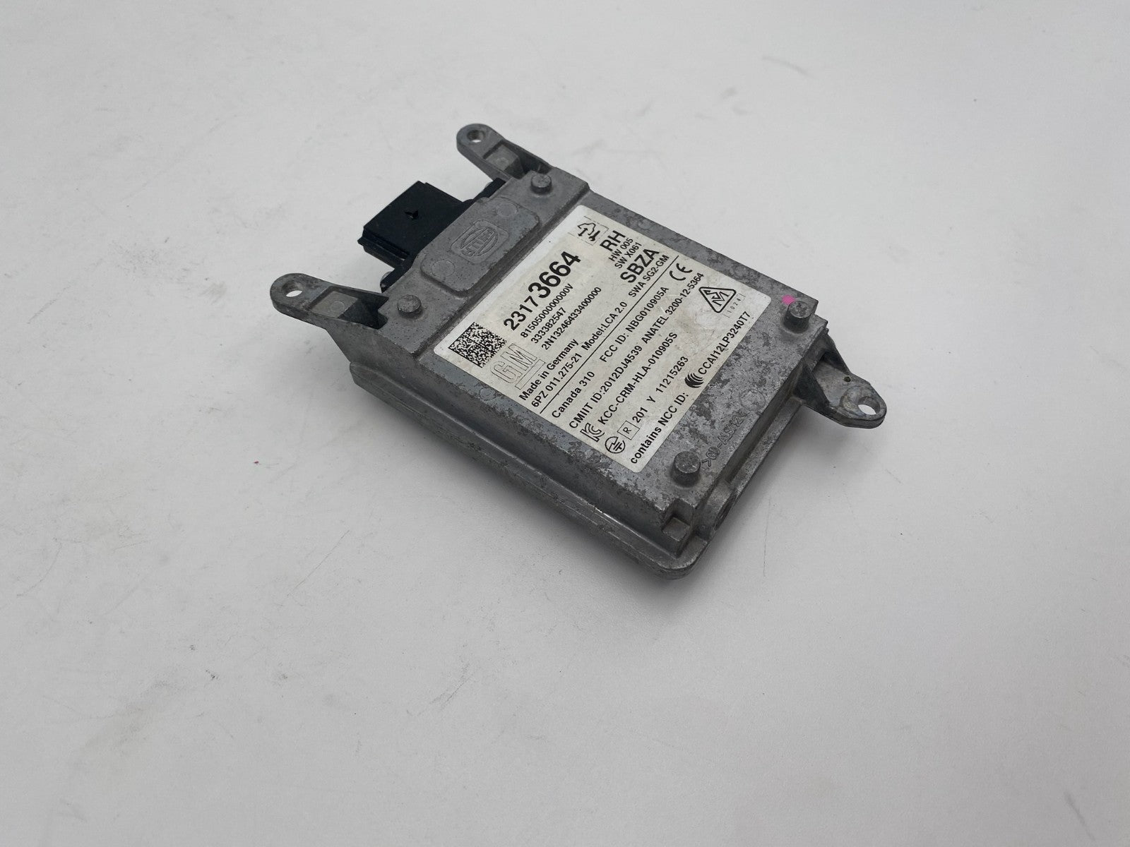2014-2016 CHEVROLET MALIBU PASSENGER RIGHT REAR BLIND SPOT MODULE 23173664 OEM