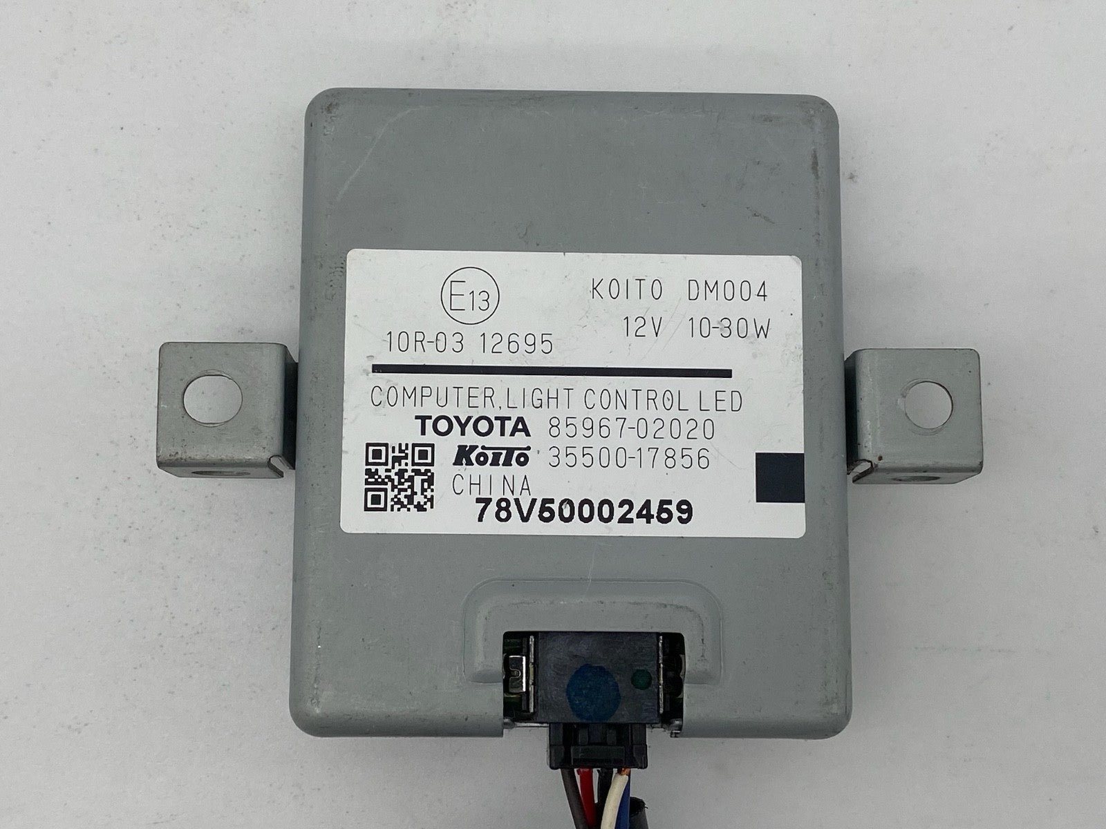 2014 2019 Toyota Corolla LED Headlight Ballast Module Wiring OEM 85967-02020