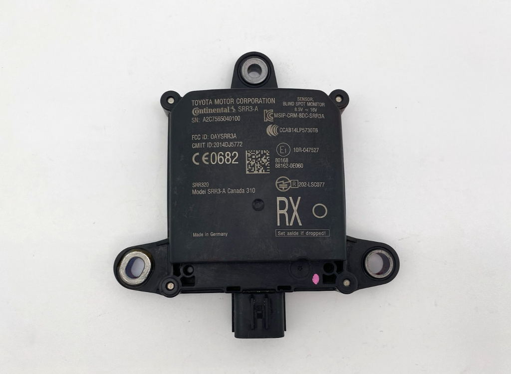 2016 2017 2018 2019 LEXUS RX350 REAR BLIND SPOT RADAR SENSOR MODULE 88162-0E060
