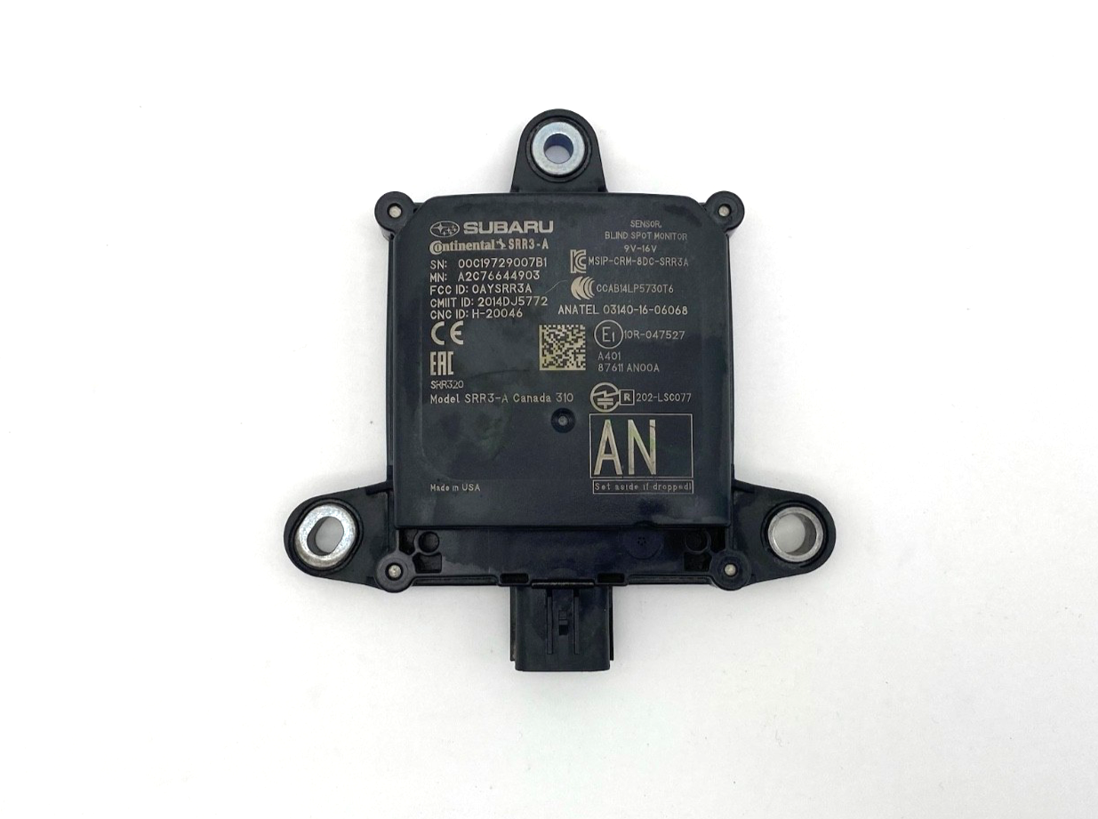2019-2023 Subaru Impreza Rear Passenger Blind Spot Monitor Radar OEM 87611AN00A