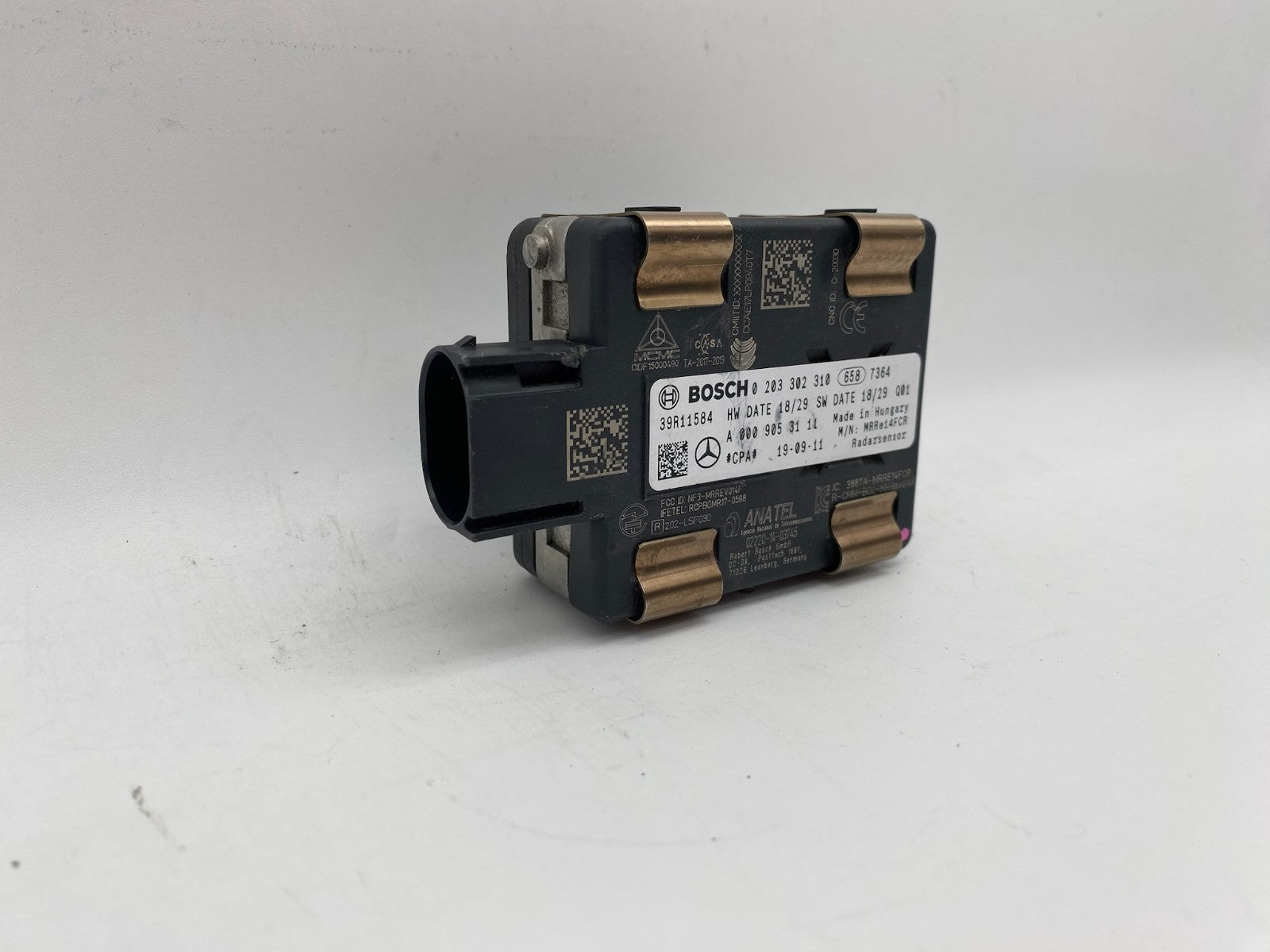 2019-2023 MERCEDES BENZ C300 FRONT CRUISE DISTANCE RADAR SENSOR A 000 905 31 11