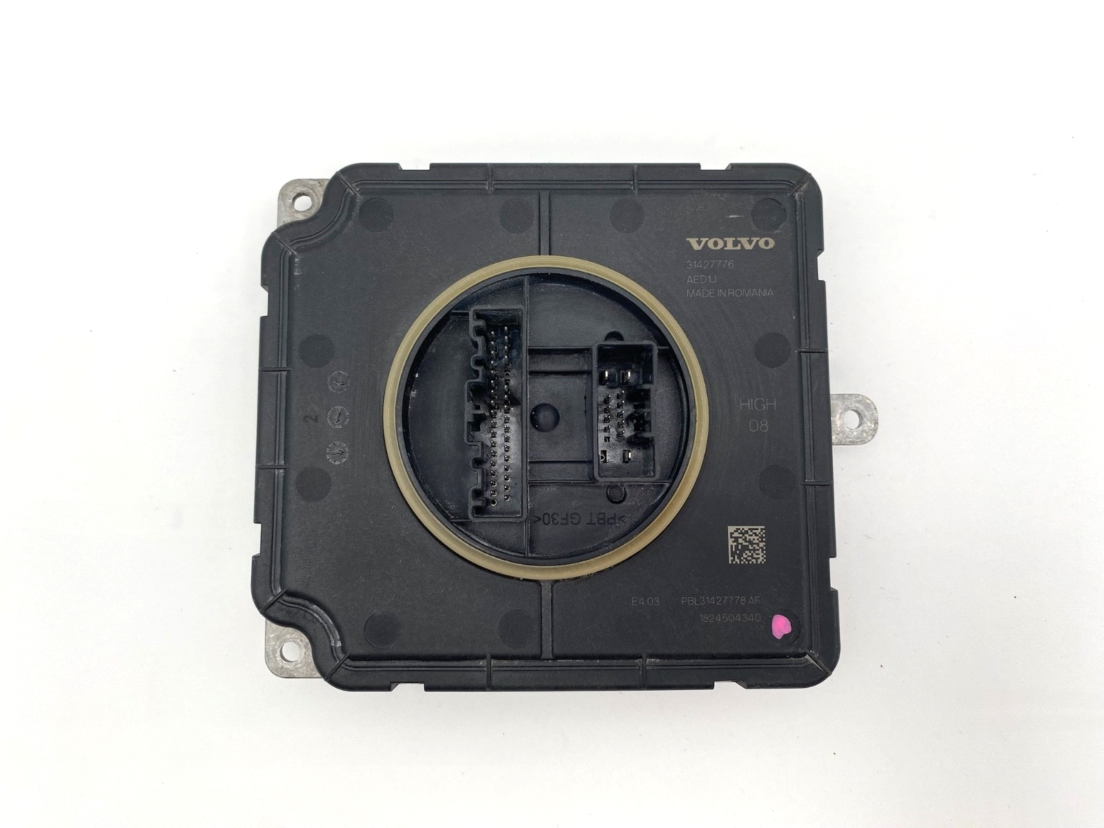 2019-2021 VOLVO S60 RH PASSENGER FRONT LED HEADLIGHT BALLAST MODULE OEM 31427776