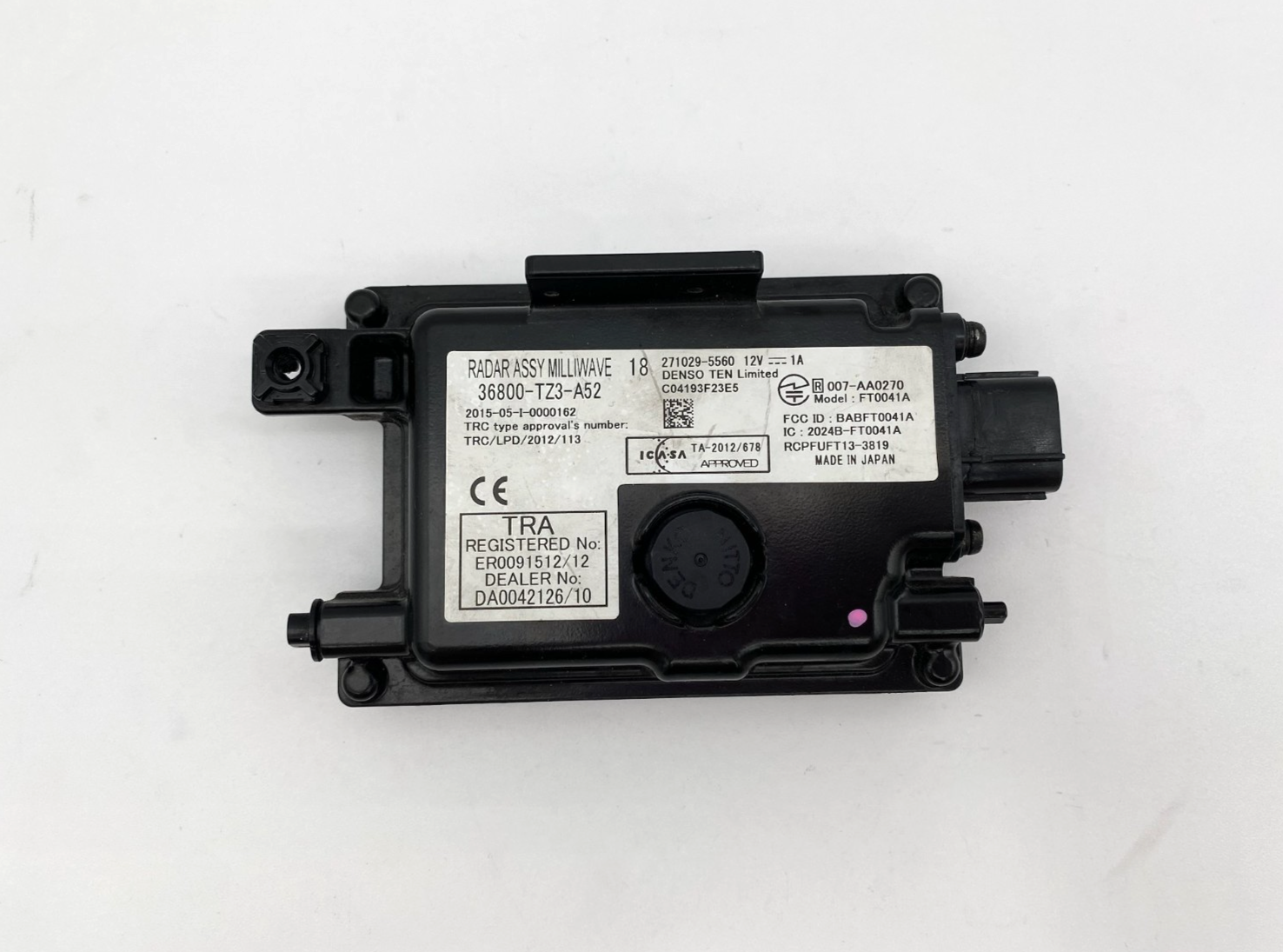 2019 2020 Acura TLX Front Cruise Control Distance Radar Sensor OEM 36800-TZ3-A52