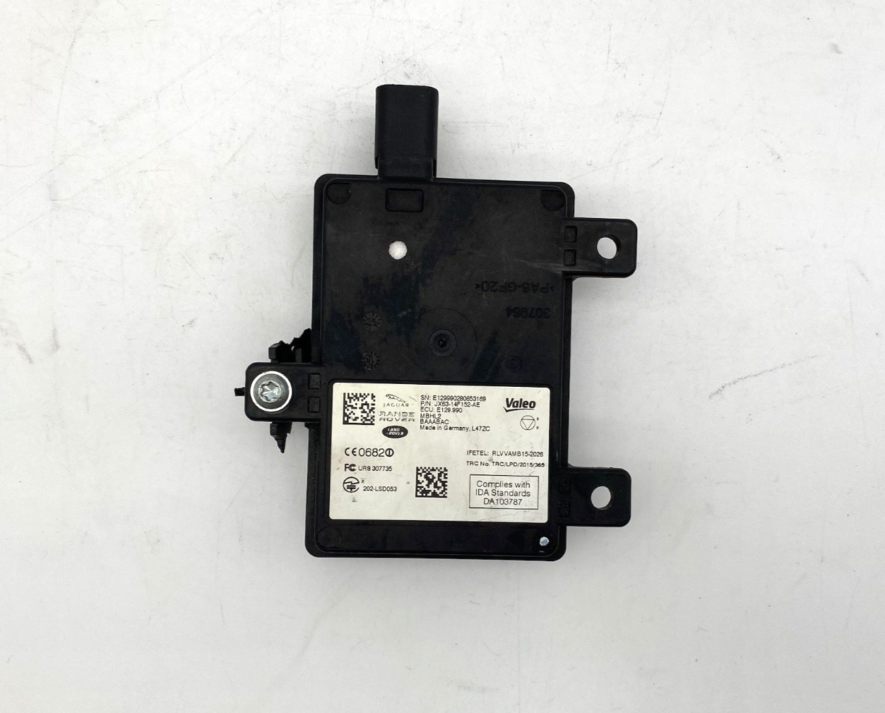 2017-2020 JAGUAR LAND ROVER REAR BLIND SPOT SENSOR CONTROL MODULE JX63-14F152-AE