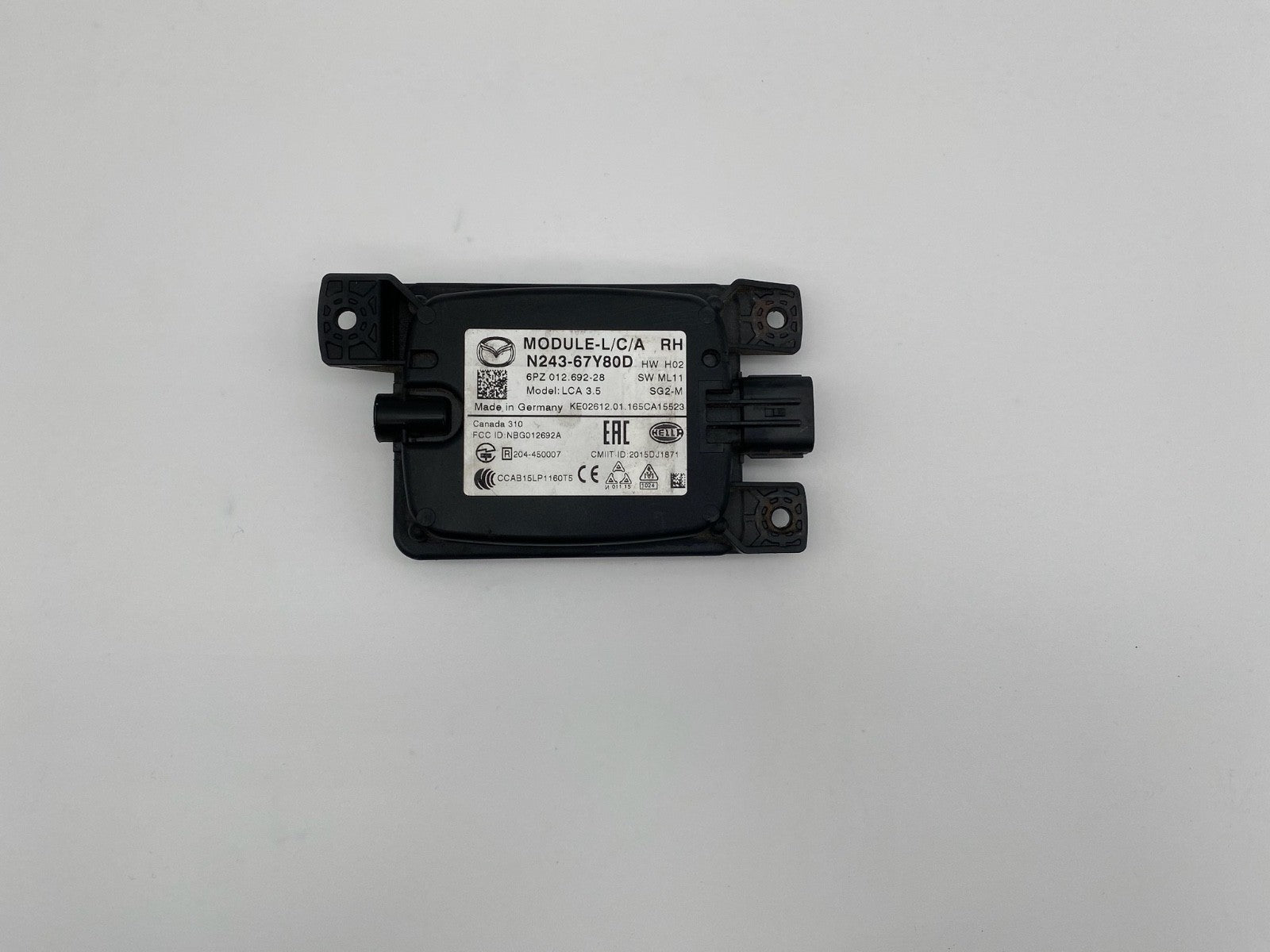 2016 -2021 Mazda MX-5 Miata Passenger Rear Blind Spot Monitor Radar N243-67-Y80D