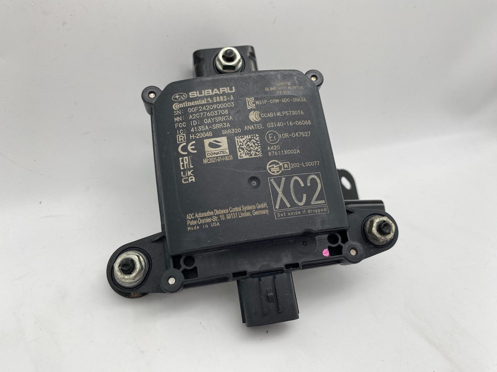 2024-2026 Subaru Ascent Passenger Rear Blind Spot Sensor Radar RH OEM 87611XC02A