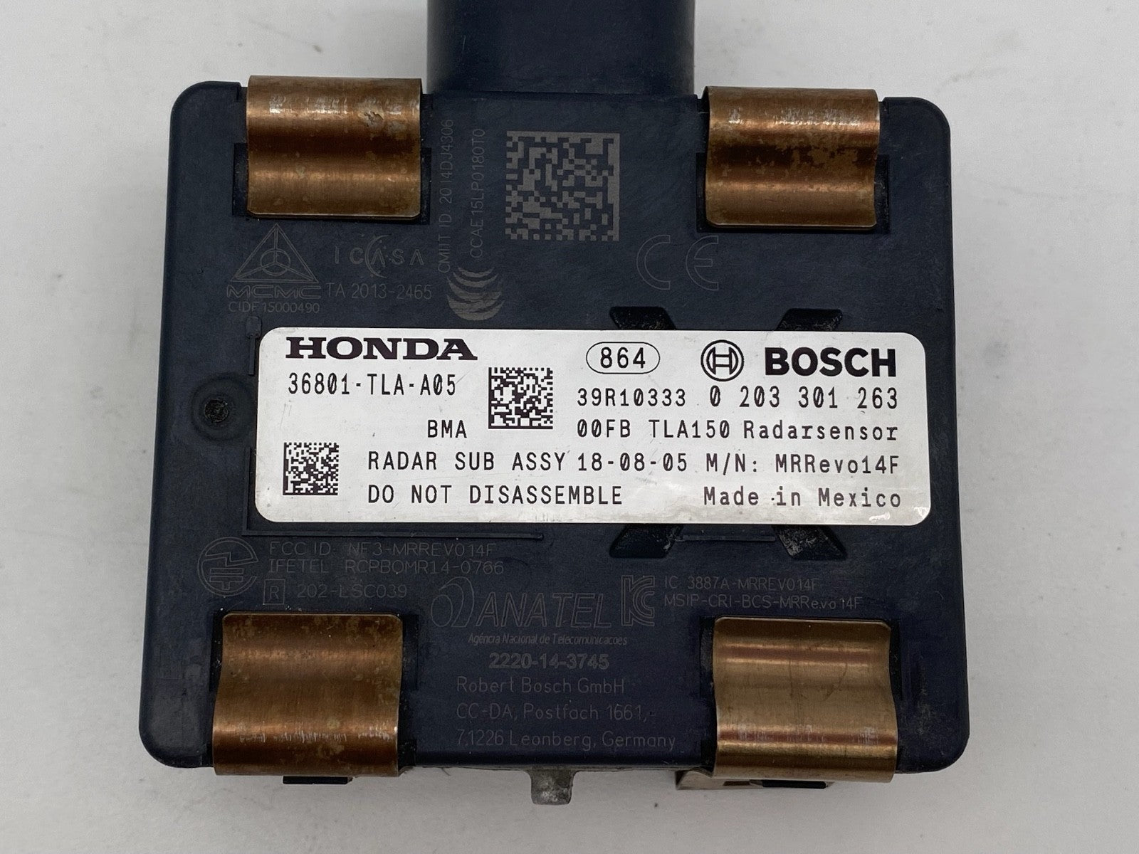 2017 2018 2019 2020 Honda CR-V Cruise Distance Radar Sensor OEM 36801-TLA-A05