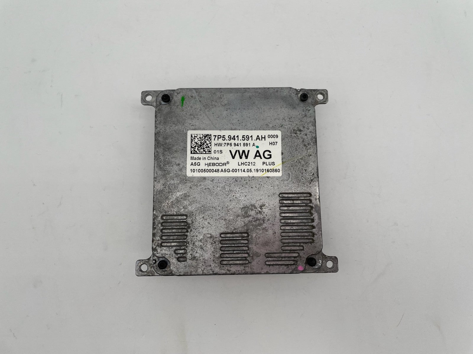 2019-2023 VOLKSWAGEN ATLAS LH HEADLIGHT BALLAST CONTROL MODULE 7P5 941 591 AH