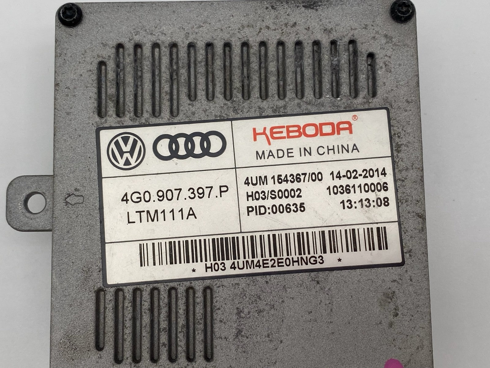 2015-2020 Audi A3 S3 LED Headlight Ballast Control Module Unit OEM 4G0 907 397 P