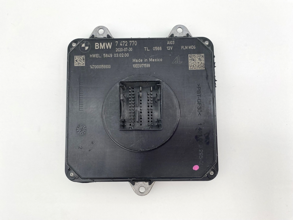 2018-2021 BMW X3 X4 LED Adaptive Headlight Control Module Ballast OEM 7 472 770