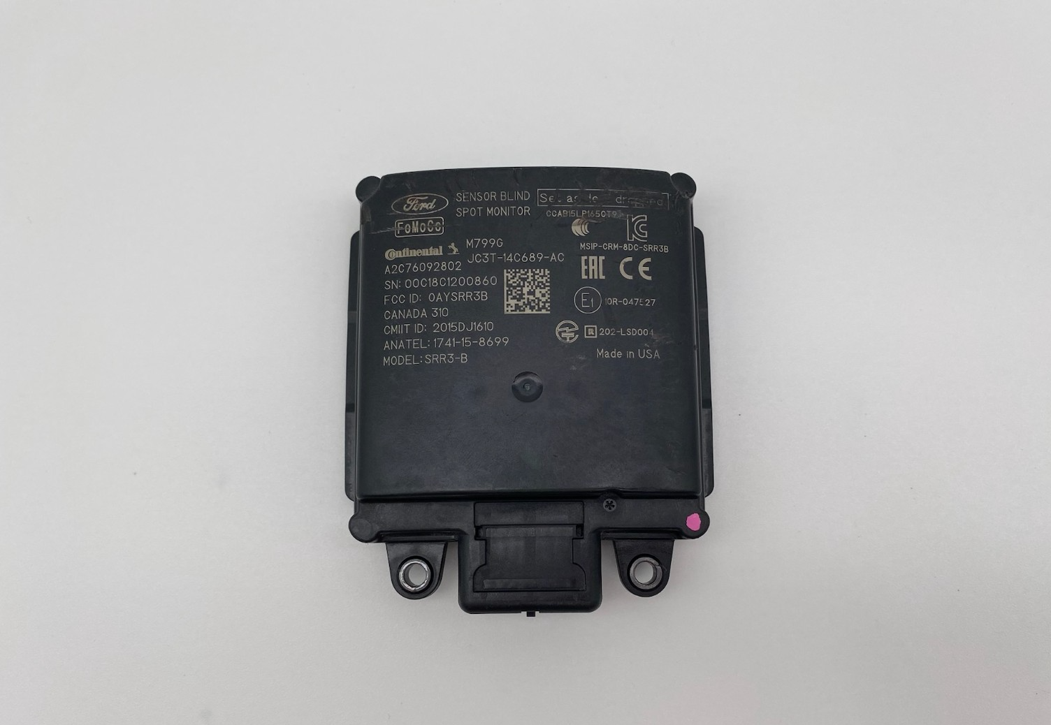 2019-2023 Ford Transit Connect Blind Spot Radar Module Unit JC3T-14C689-AC OEM