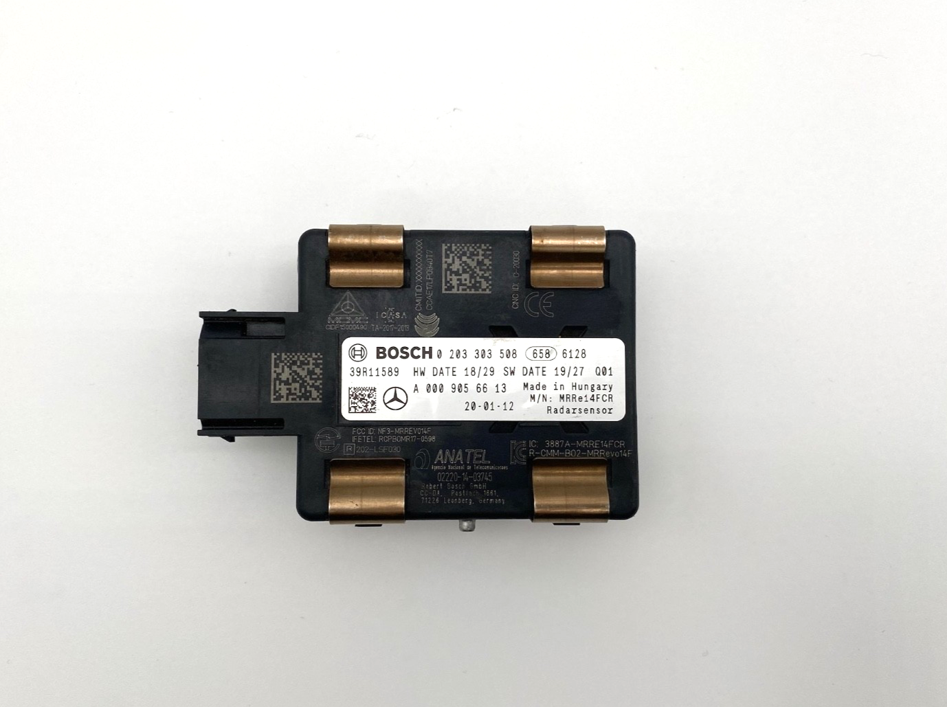 2018 2019 2020 Mercedes A B CLA C GLC Front Cruise Control Distance Radar Sensor