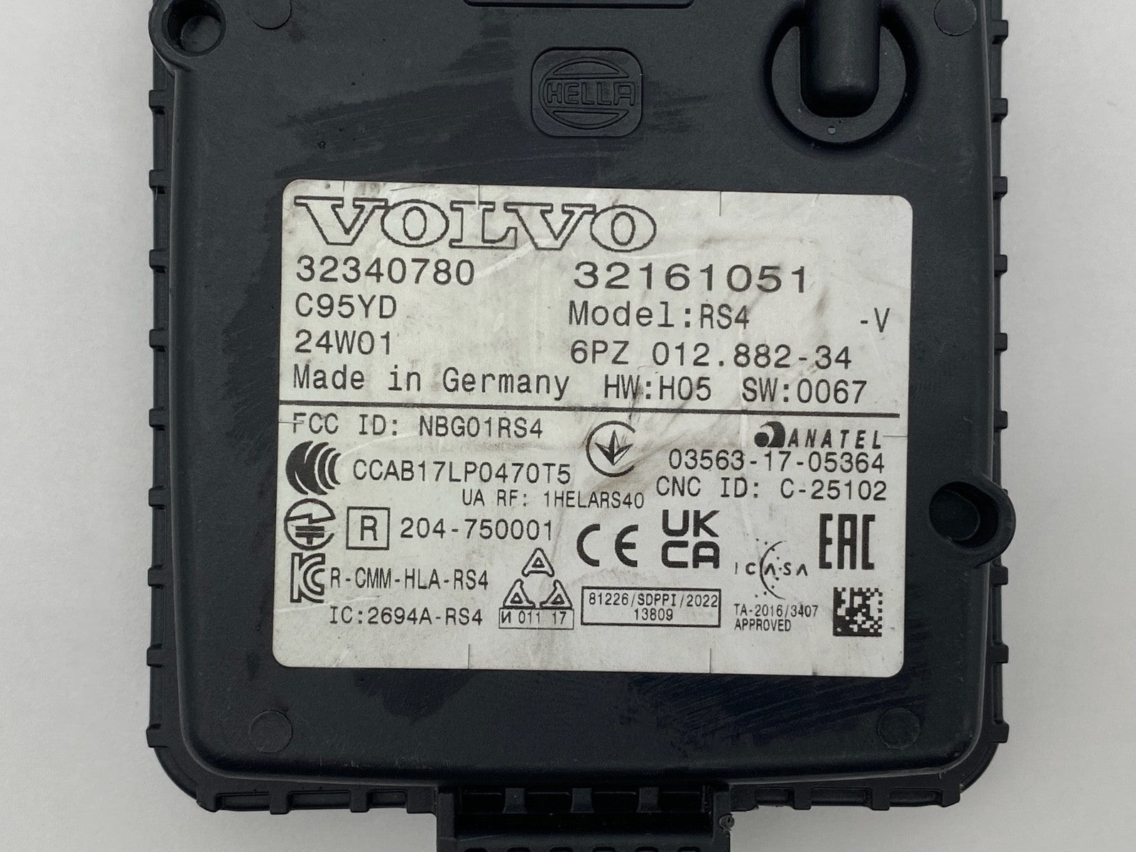 2018 - 2025 VOLVO XC60 REAR LEFT OR RIGHT BLIND SPOT RADAR MODULE OEM 32340780