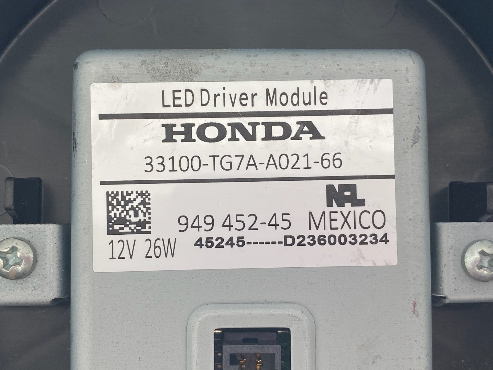2016-2022 Honda Pilot  LED Headlight Driver Control Module 33100-TG7A-A021-66