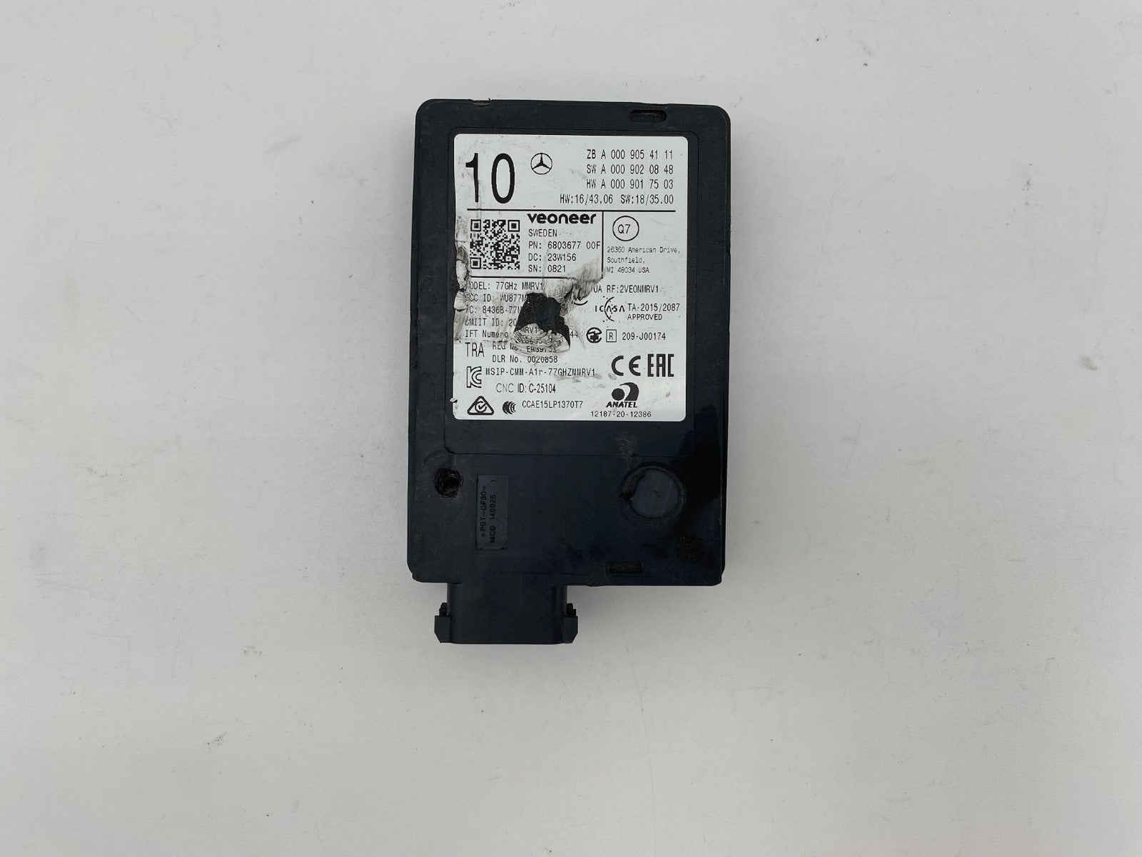 2015-2023 Mercedes GLA GLC GLE GLS Rear Blind Spot Sensor Radar A 000 905 41 11