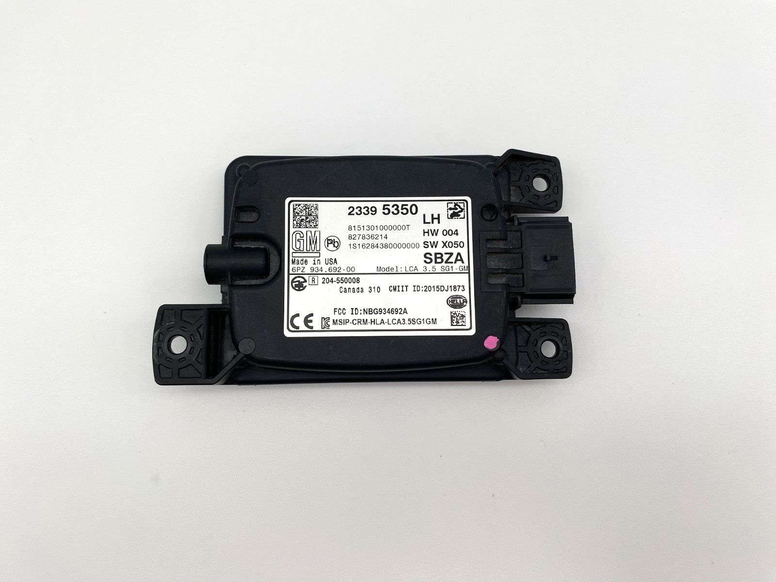2017-2022 Buick Encore GM LH Side Obstacle Detection Control Module OEM 23395350