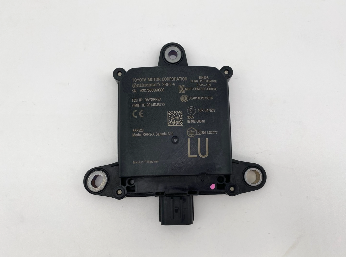 2019-2020 Lexus LS500 Blind Spot Monitor Radar Sensor Module OEM 88162-50040