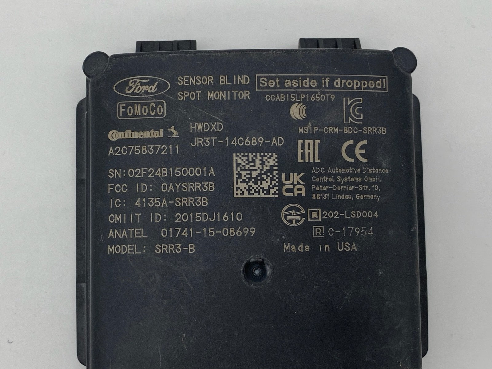 2018 2019 2020 Ford F-150 Rear Blind Spot Sensor Radar Module OEM JR3T-14C689-AD
