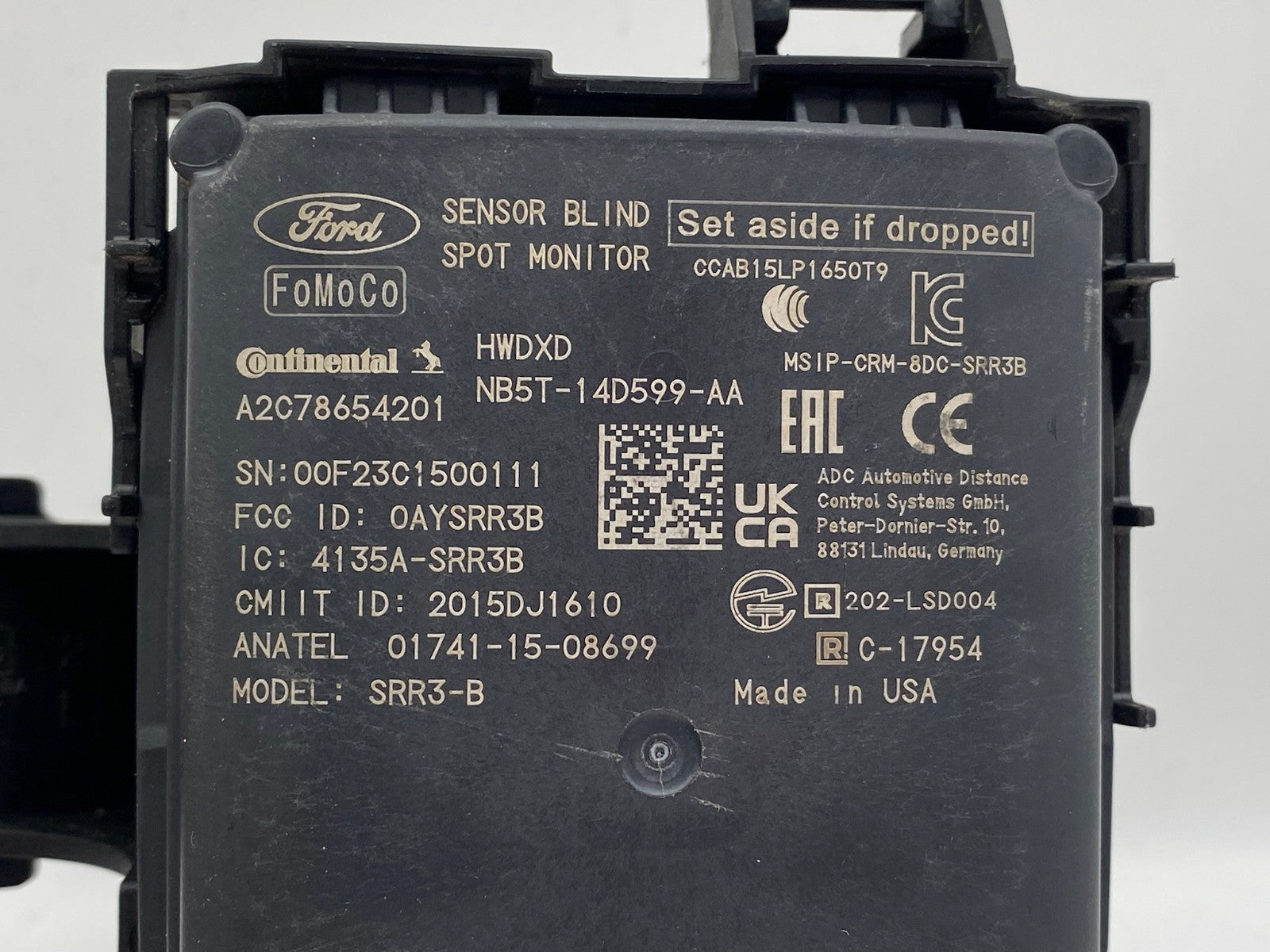 2020-2024 Ford Explorer Driver Rear Blind Spot Monitor Sensor LH NB5T-14D453-AA