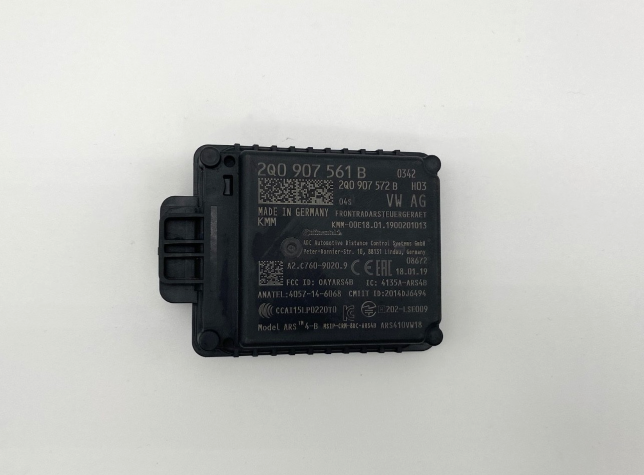 2017-21 VW TIGUAN AUDI Q3 FRONT CRUISE CONTROL DISTANCE RADAR SENSOR 2Q0907561B