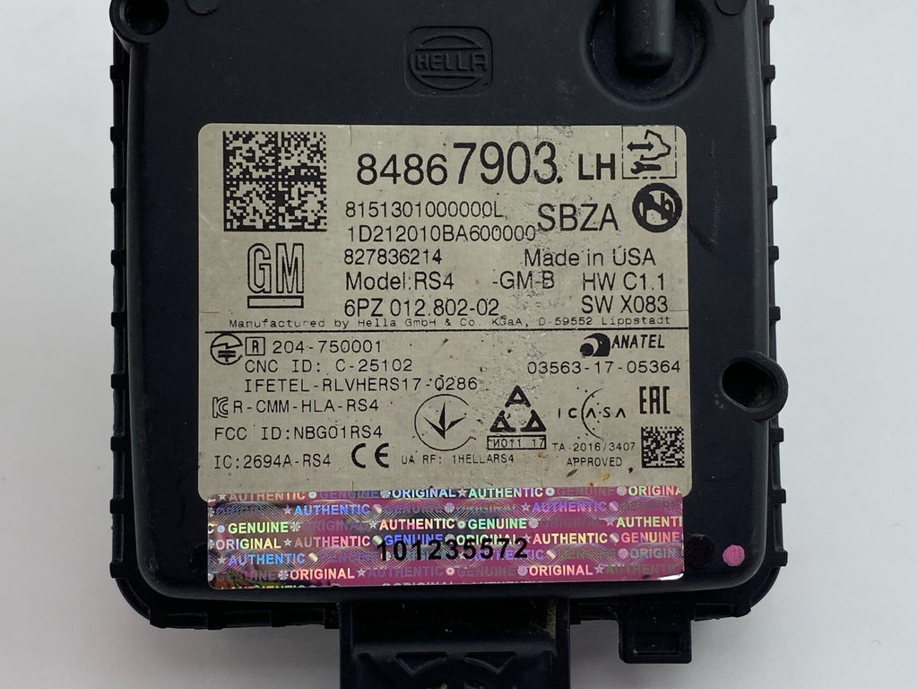2021-2023 GMC Yukon/Yukon XL Rear LH Side Detection Control Module OEM 84867903