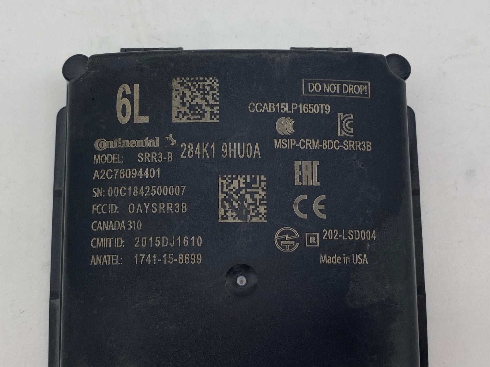 2017-2020 Nissan Maxima Rear RH Blind Spot Radar Module Sensor OEM 284K1-9HU0A