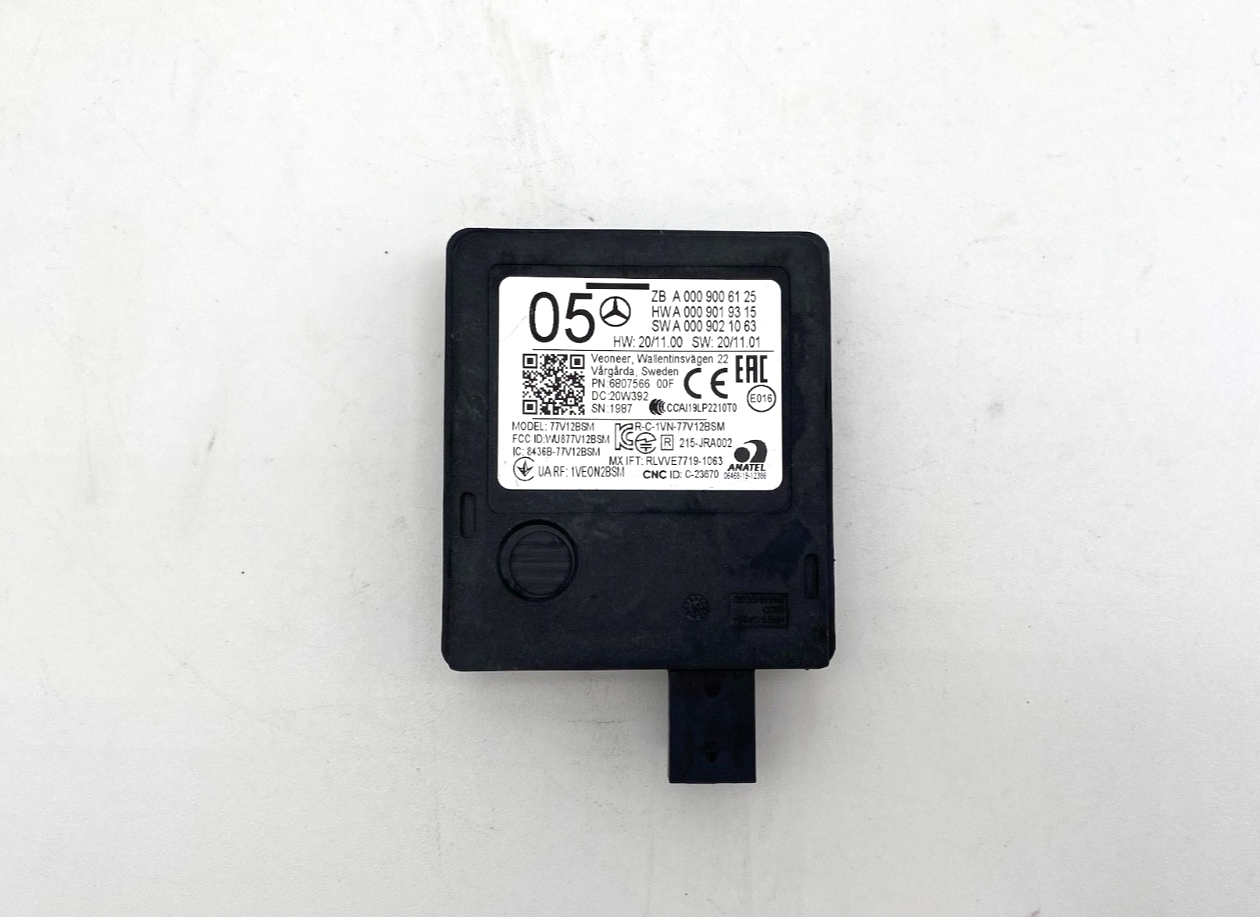 2021 2022 2023 Mercedes Benz W213 Rear Blind Spot Monitor Sensor A 000 900 61 25