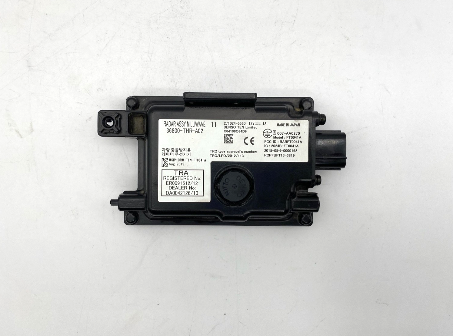 2018-2020 Honda Odyssey Front Cruise Control Distance Radar Sensor 36800-THR-A02