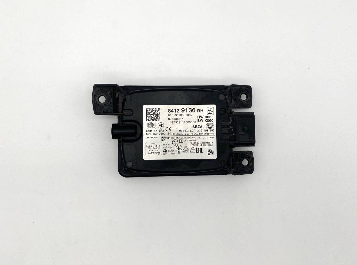 2018-2023 Chevrolet Equinox Terrain Right Passenger Blind Spot Module 84129136