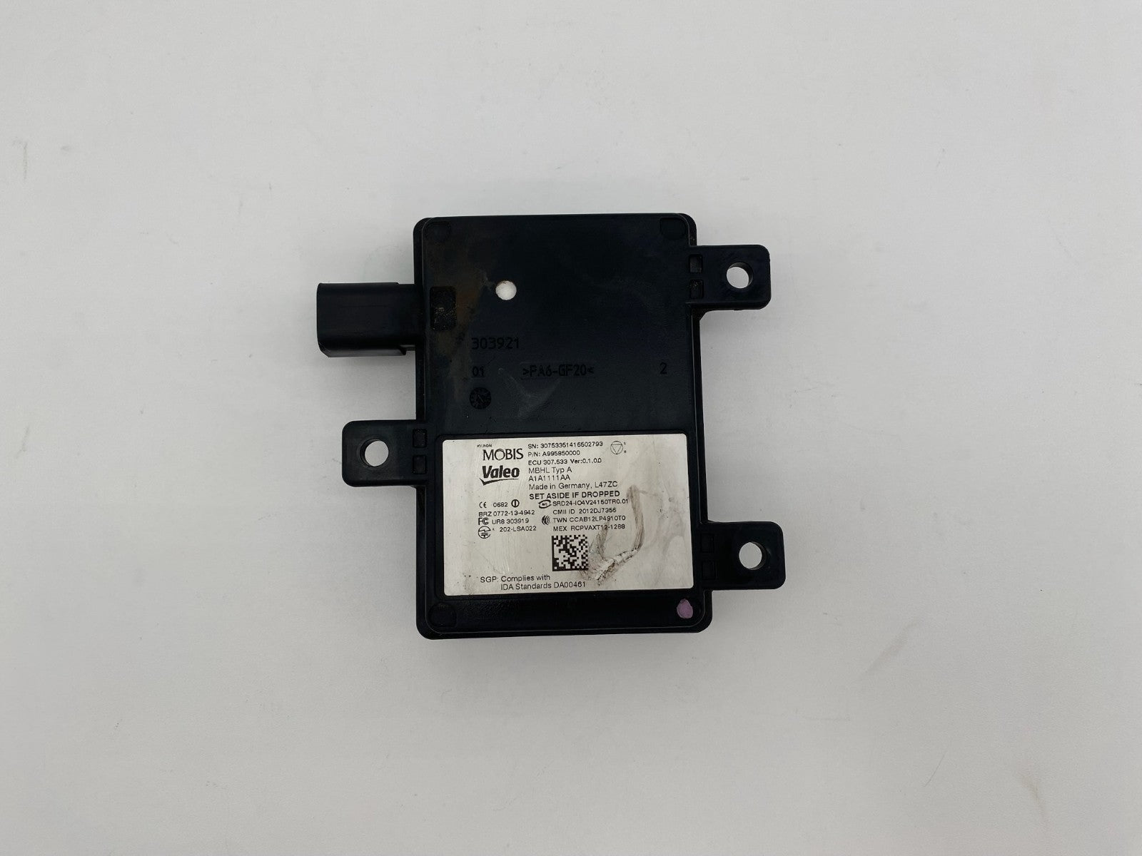 2015 2016 2017 2018 Kia Sedona Rear Blind Spot Module Sensor Radar A995850000