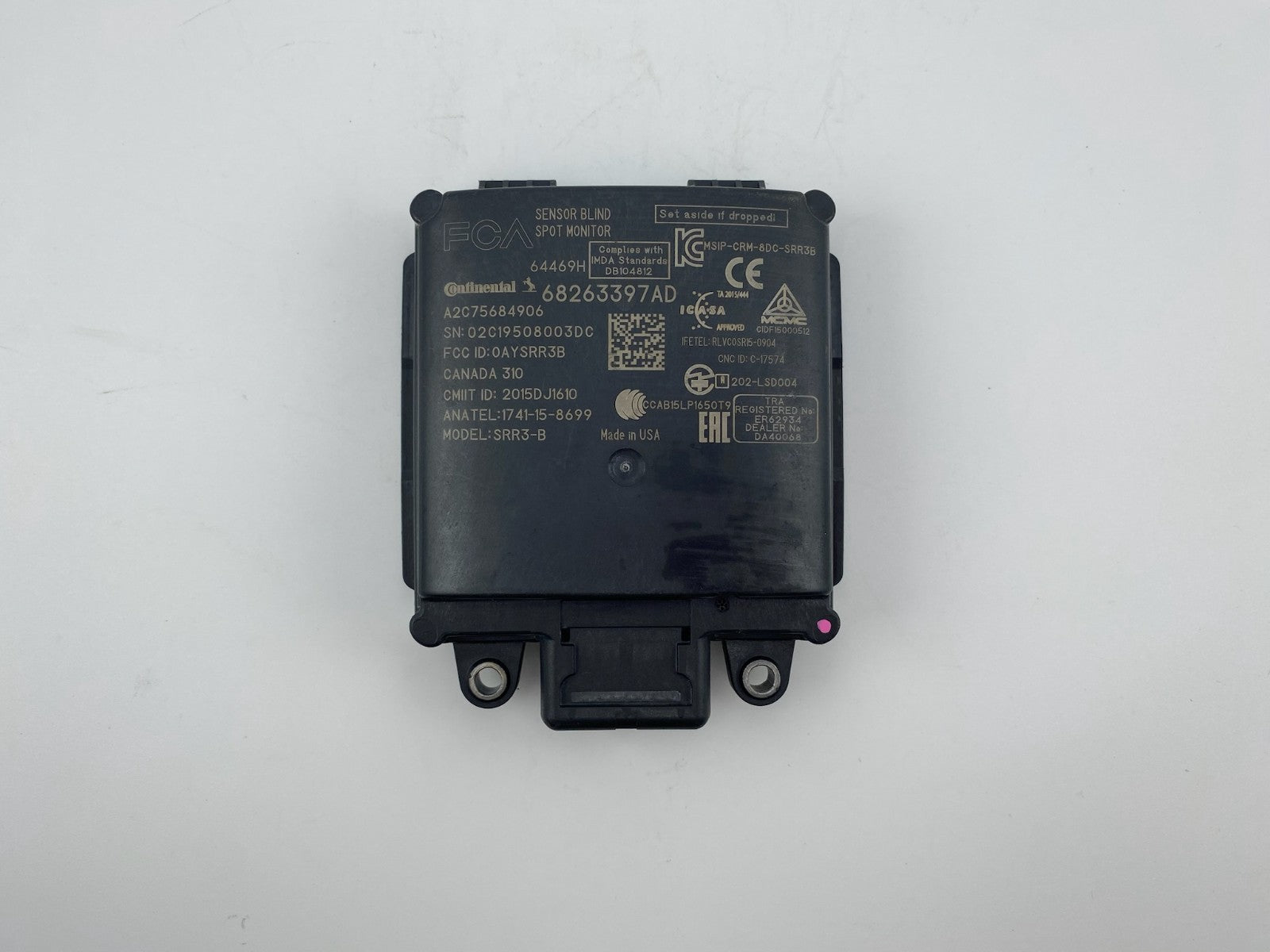 2019-2024 Ram 1500 2500 3500 Left Hand Blind Spot Sensor Module OEM 68263397AD