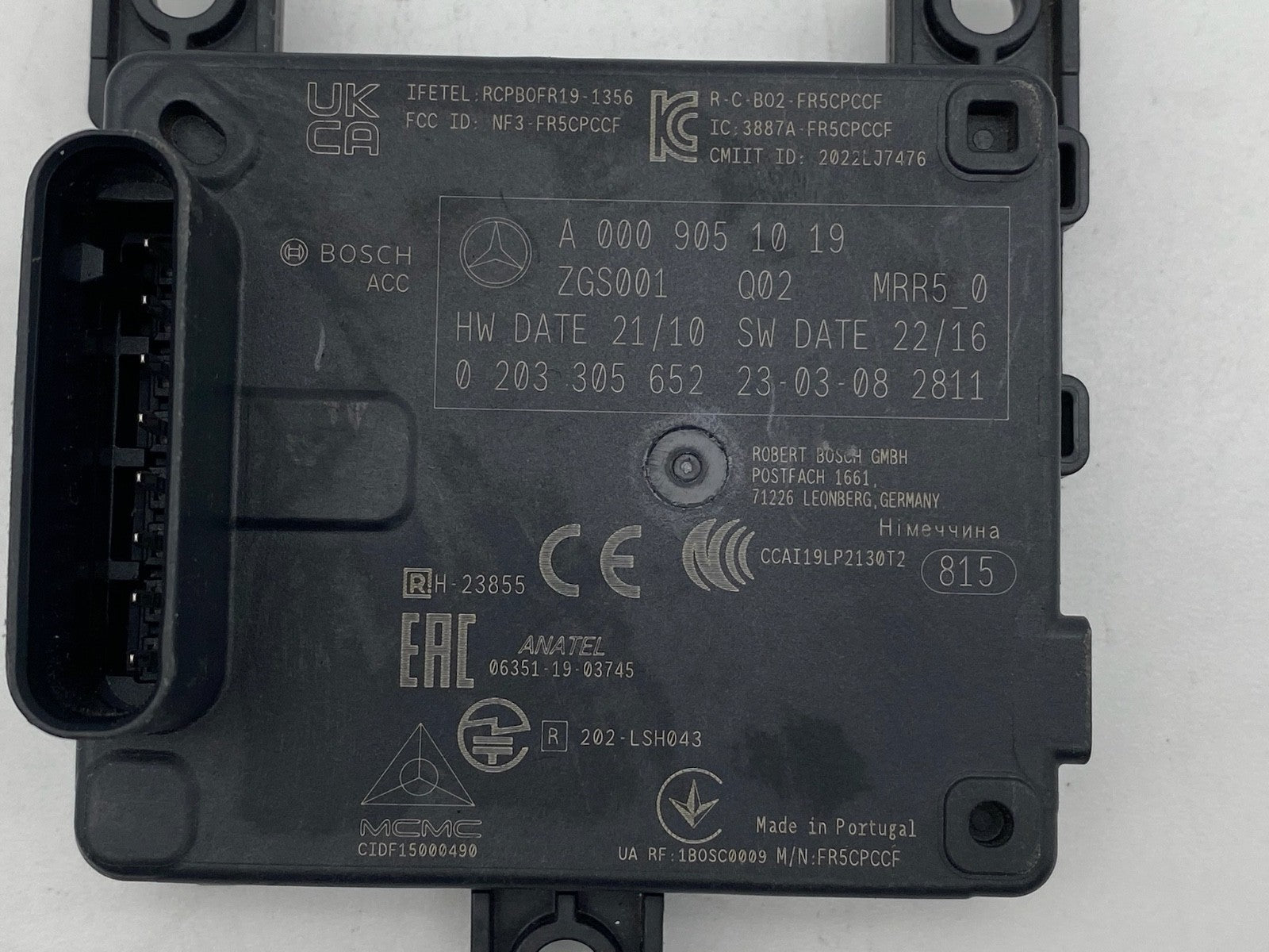 2024-2025 Mercedes C GLC SL Cruise Control Distance Radar Sensor OEM A0009051019