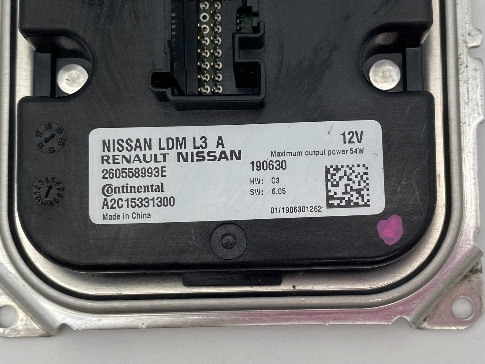 2019-2022 Infiniti QX50 LED Headlight Ballast Control Module Unit OEM 260558993E
