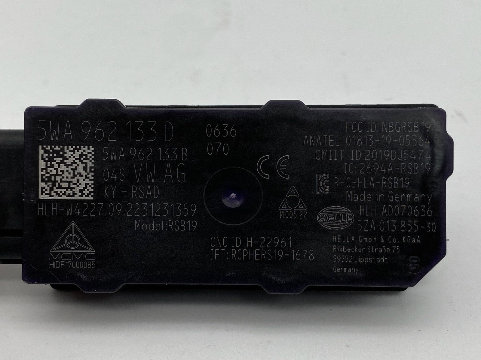 2021-2024 Volkswagen ID.4 Aerial Keyless Entry Antenna Module OEM 5WA 962 133 D
