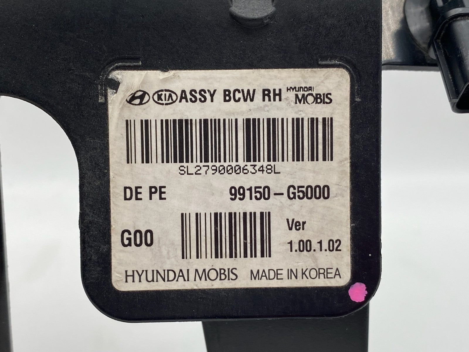 2019-2022 Kia Niro Driver Rear Blind Spot Alert Radar Sensor LH OEM 99140-G5000