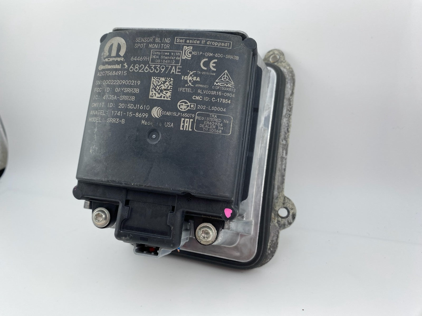 2019-2024 Dodge RAM 1500 Rear Right RH Blind Spot Radar Sensor Module 68263397AE